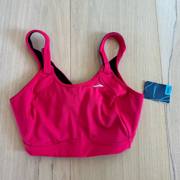 Brooks Other - Brooks Dahlia Pink Sports Bra Size 36 DD NWT